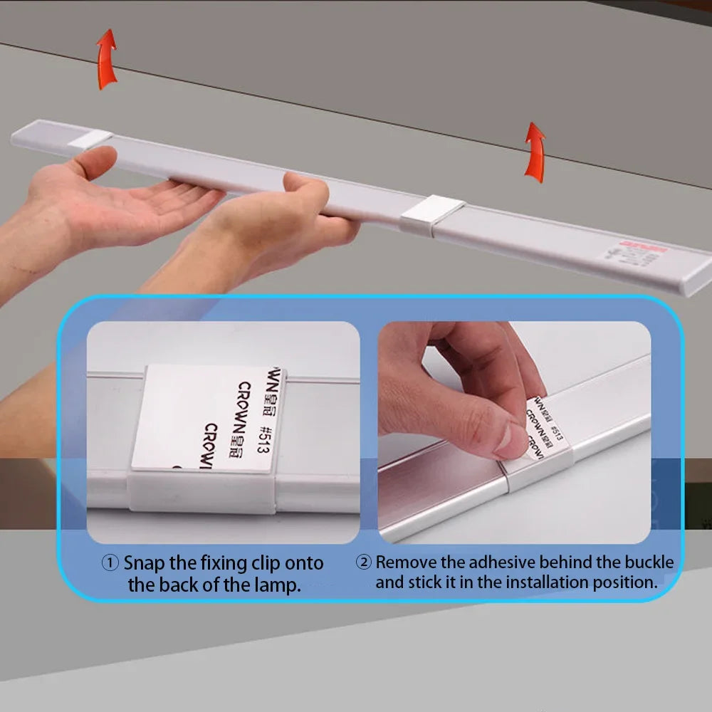 Ultra-Thin Wireless Cabinet Light — Motion Sensor, 3 Colors, Dimmable