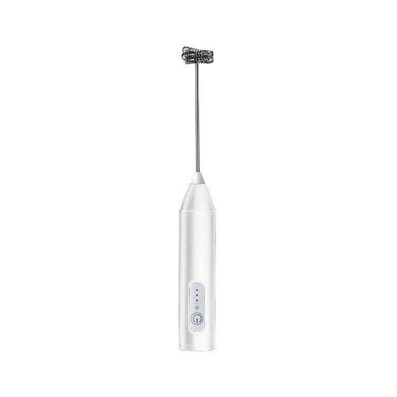 Rechargeable Electric Milk Frother — 3 Speed Settings