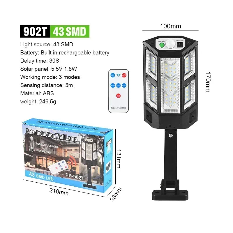 Solar Motion Wall Light