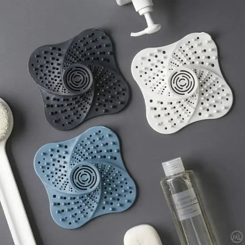 Hair Catcher Drain Cover — Anti-Clog Sink & Shower Strainer