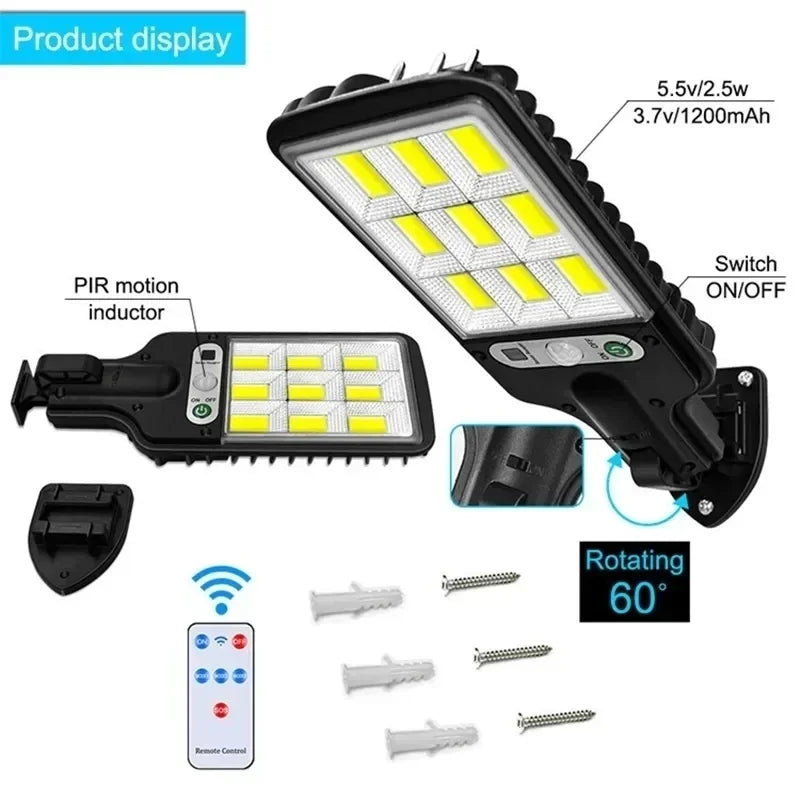 Solar Motion Wall Light