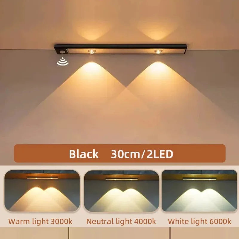 Ultra-Thin Wireless Cabinet Light — Motion Sensor, 3 Colors, Dimmable