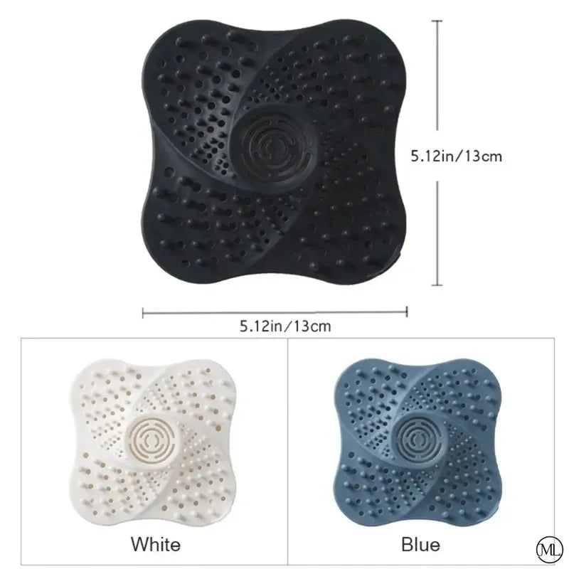 Hair Catcher Drain Cover — Anti-Clog Sink & Shower Strainer