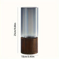 Luxury Retro Glass Vase — Elegant Table Decor for Modern Homes