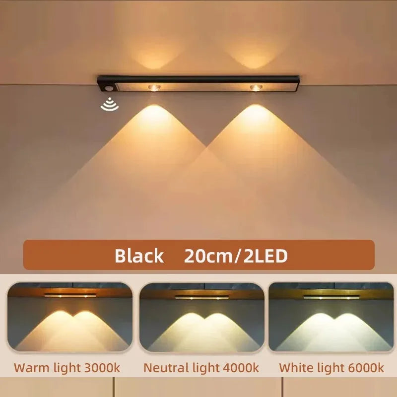 Ultra-Thin Wireless Cabinet Light — Motion Sensor, 3 Colors, Dimmable
