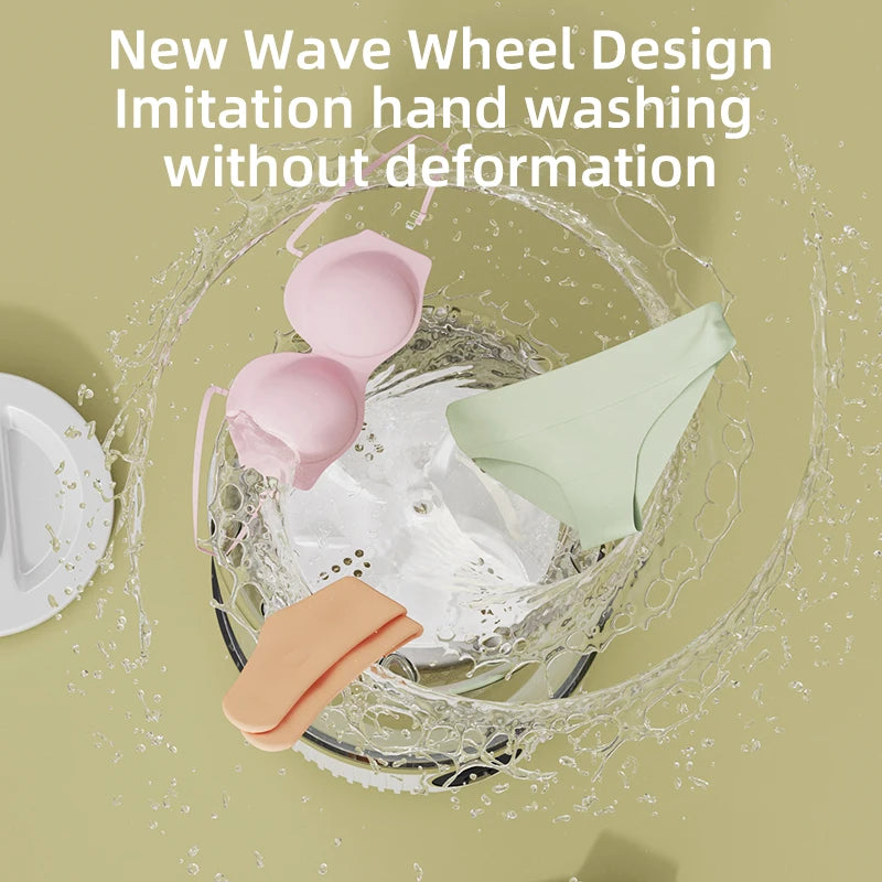 Mini Wireless Washing Machine — For Underwear, Socks & Pet Clothes