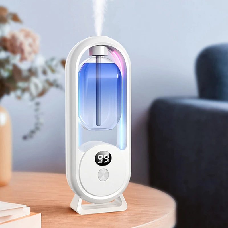 Wall-Mounted Aroma Diffuser — Rechargeable, Timed Spray & Digital Display