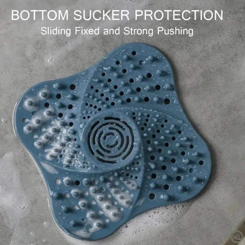 Hair Catcher Drain Cover — Anti-Clog Sink & Shower Strainer