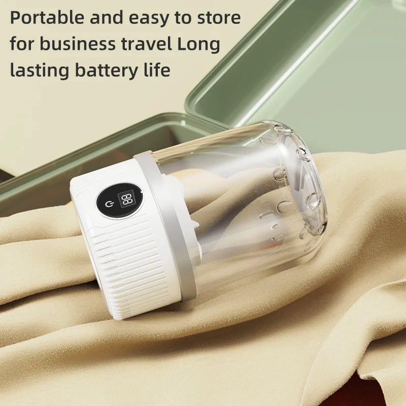 Mini Wireless Washing Machine — For Underwear, Socks & Pet Clothes