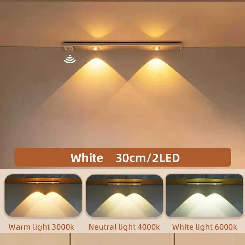 Ultra-Thin Wireless Cabinet Light — Motion Sensor, 3 Colors, Dimmable