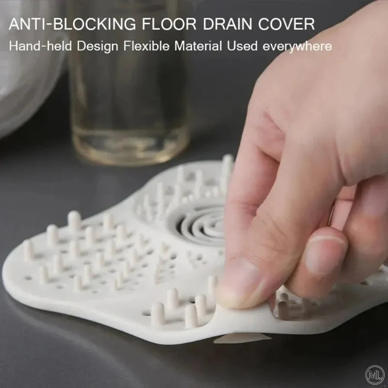 Hair Catcher Drain Cover — Anti-Clog Sink & Shower Strainer