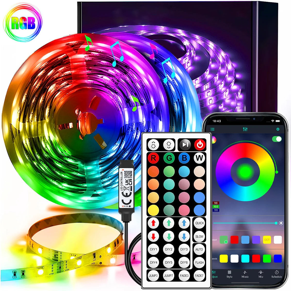 RGB Music Sync LED Strip