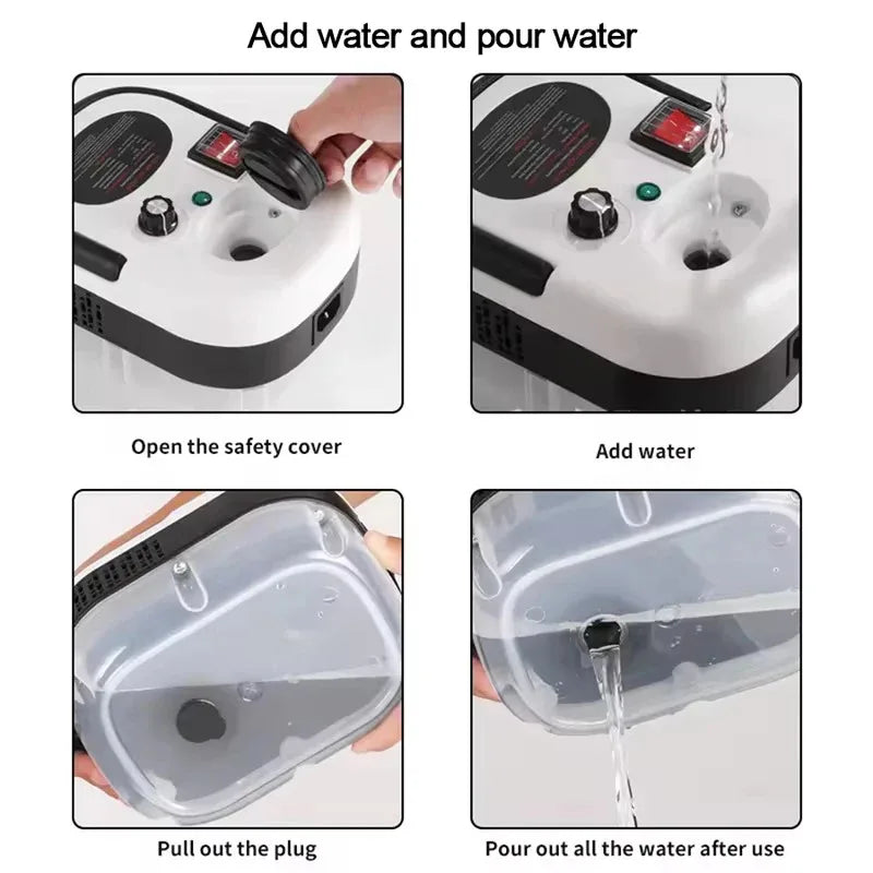Portable Handheld Steam Cleaner — High-Pressure Deep Cleaning for Kitchen & Car